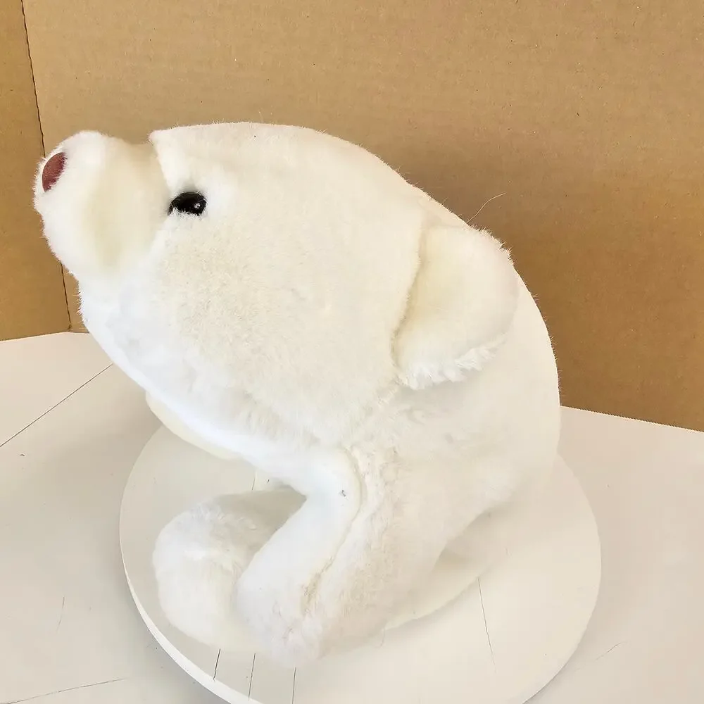 Gund White Polar Bear Plush Stuffed Animal 12” Vintage White Teddy Bear Toy